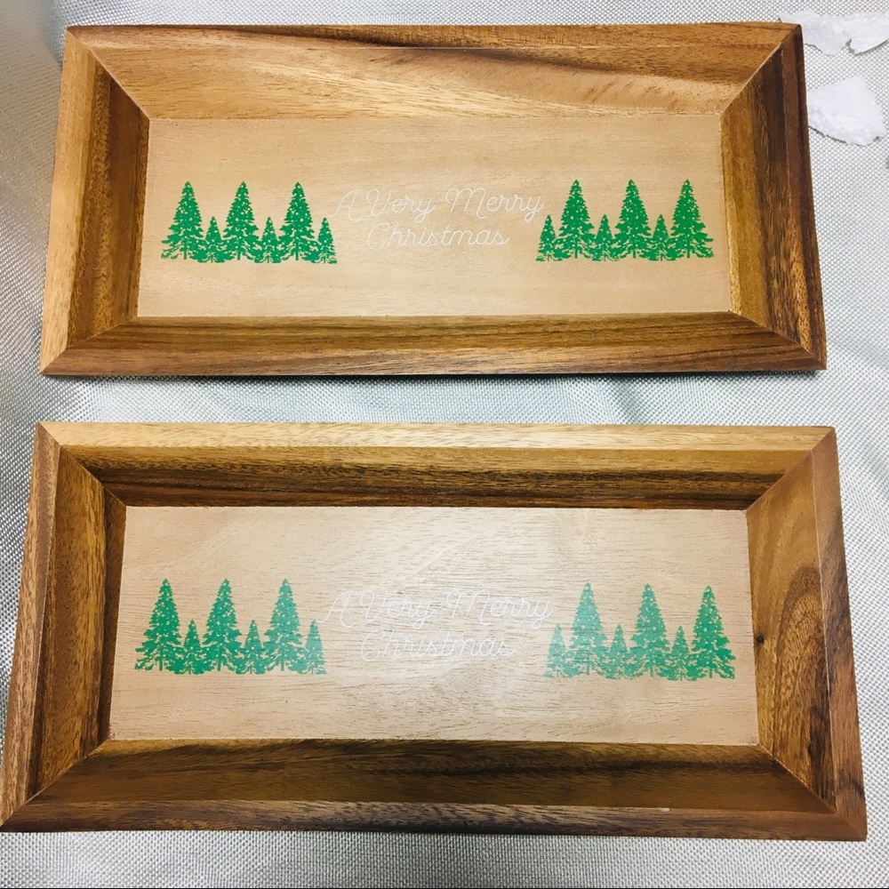 “A very merry Christmas” tray